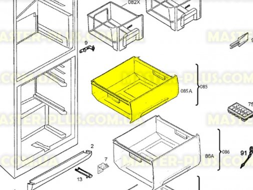 

Ящик морозильной камеры (верхний) Electrolux 2426357097