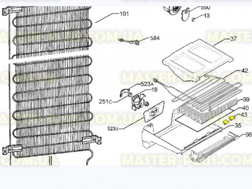 

Датчик оттайки морозильной камеры Electrolux 2426484222