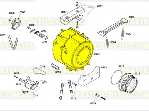 

Бак в сборе с барабаном Bosch 244196