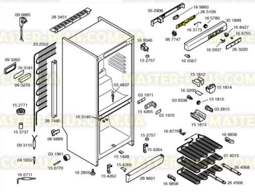 Модуль (плата управления) Bosch 265109 для холодильника