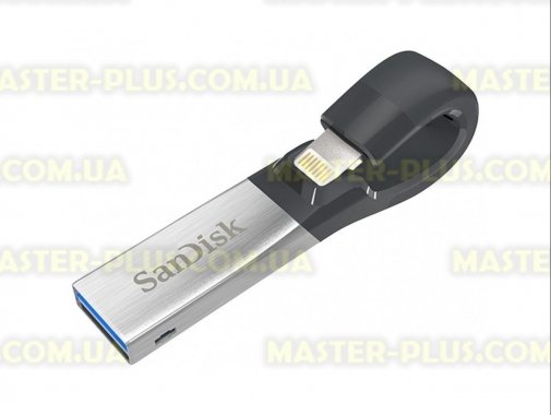 

USB флеш накопитель SANDISK 64GB iXpand USB 3.0 /Lightning (SDIX30N-064G-GN6NN)