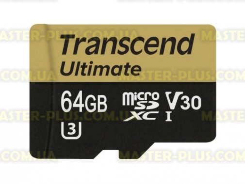 

Карта памяти Transcend 64GB microSDXC class 10 UHS-I U3 MLC (TS64GUSDU3M)
