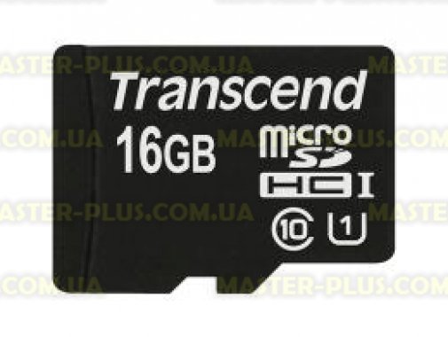 

Карта памяти Transcend 16Gb microSDHC Class10 UHS-I (TS16GUSDCU1)