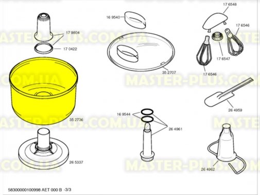 

Стакан миксера Bosch Siemens 352736