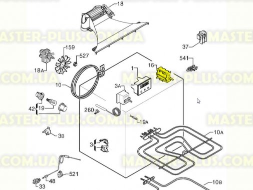 

Переключатель режимов духовки Electrolux 3570596019