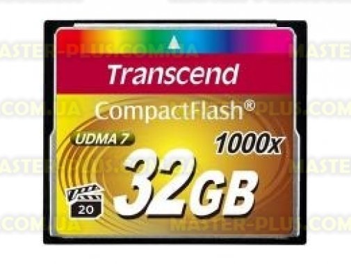 

Карта памяти Transcend 32Gb Compact Flash 1000x (TS32GCF1000)