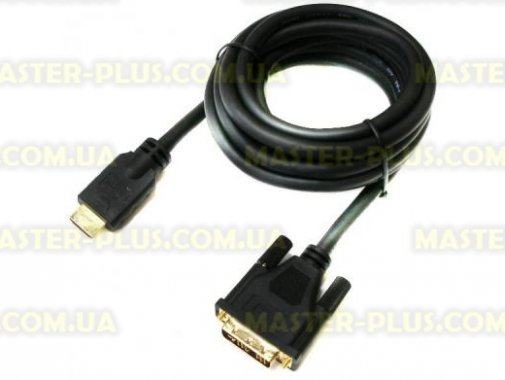 

Кабель мультимедийный HDMI to DVI 18+1pin M, 5.0m Viewcon (VD 066-5m.)