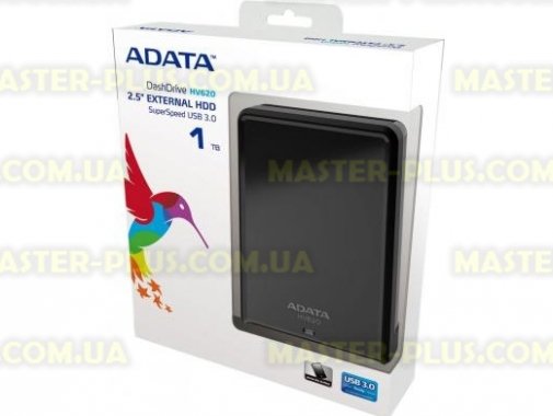 

Внешний жесткий диск 2.5" 1TB ADATA (AHV620-1TU3-CBK)