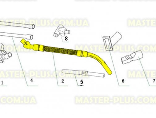 Шланг для пилососа Zanussi 4055110722 для пилососа