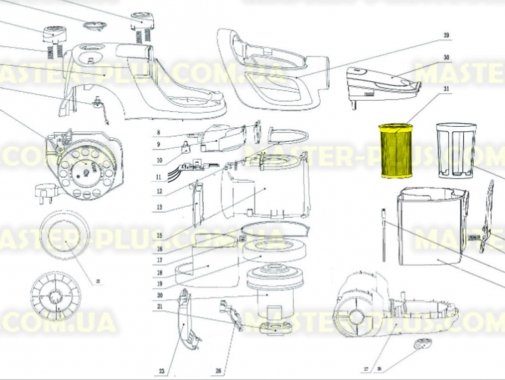 Фільтр Hepa пилососа Electrolux 4055174421 Original  для пилососа