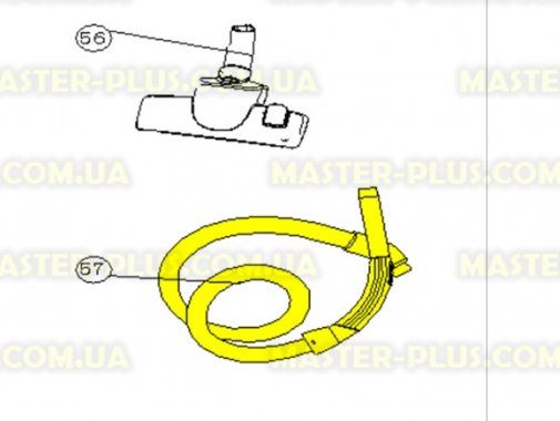

Шланг Zanussi 4055013223