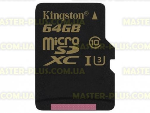 

Карта памяти Kingston 64GB microSDXC class 10 UHS-I U3 4K (SDCG/64GB)