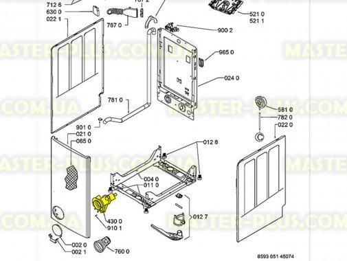 Насос с микро фишкой Whirlpool 480111104693 для стиральной машины