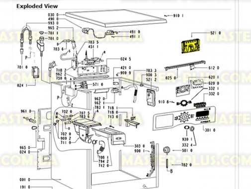Модуль (плата управления) Whirlpool 480111102233 для стиральной машины