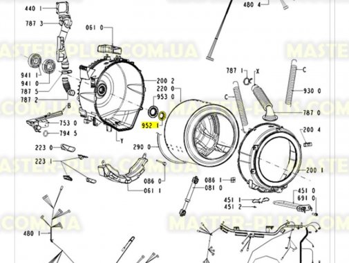 Втулка сальника (колпачок) Whirlpool 480111102774 для стиральной машины