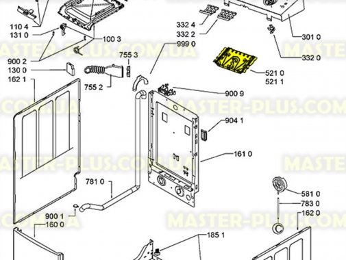 Модуль (плата) Whirlpool 480111104626 (Domino) для пральної машини