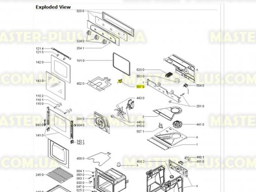 Термостат (захист) духовки Whirlpool 480121103437 для плити та духовки