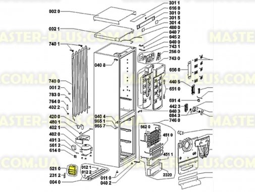 Модуль (плата управління) Whirlpool 481221470314 для холодильника