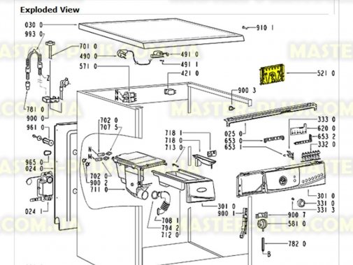 Модуль (плата) Whirlpool 481221479952 для стиральной машины