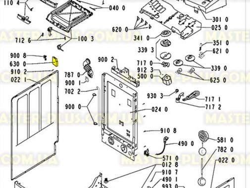 Замок (УБЛ) Whirlpool  481227138364 для стиральной машины