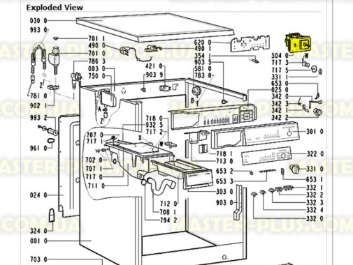Программатор (селектор программ) Whirlpool 481231018441  для стиральной машины
