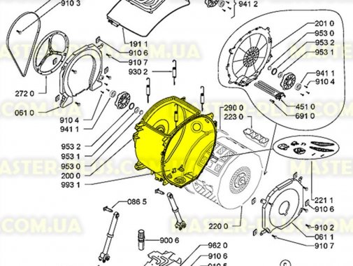 Бак Whirlpool 481241818748 для пральної машини