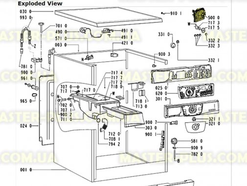 Модуль управления и индикации Whirlpool 481245228549 для холодильника