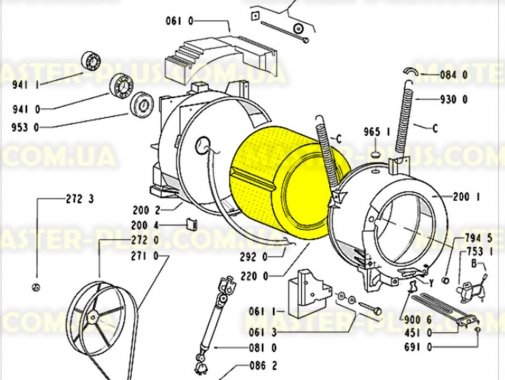 Крестовина барабана Whirlpool 481941818333 (EBI 082) для стиральной машины