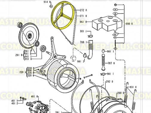 Шкив Whirlpool 481952888119 Original для стиральной машины