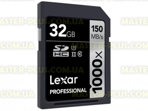 

Карта памяти Lexar 32GB SDHC class 10 UHS-II U3 4K (LSD32GCRBEU1000)