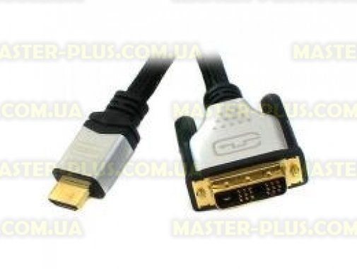 

Кабель мультимедийный HDMI to DVI 18+1pin M, 1.8m Viewcon (VD 103-1,8м.)