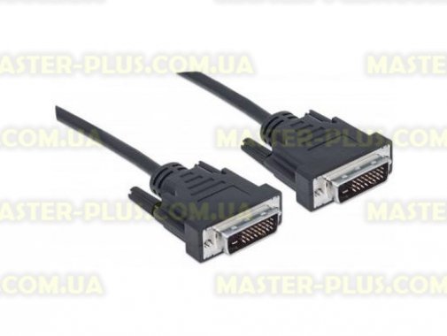 

Кабель мультимедийный DVI to DVI 24+1pin, 1.8m Manhattan (328838)