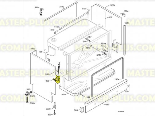 

Завес двери Electrolux 50286356006