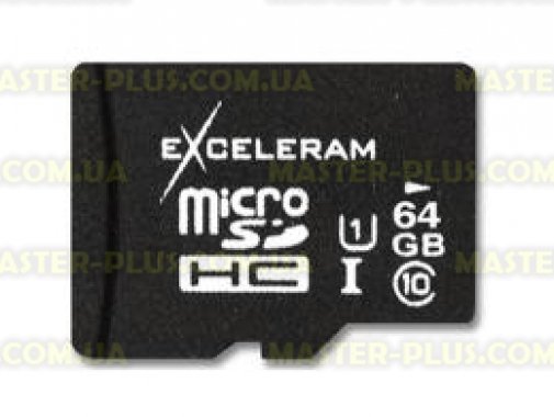 

Карта памяти eXceleram 64Gb microSDXC class 10 UHS1 (MSD6410)