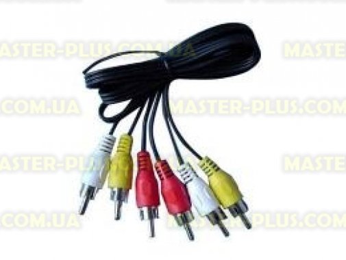 

Кабель мультимедийный 3RCA to 3RCA 3.0m Atcom (10712)