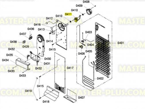 

Мотор вентилятора обдува морозильной камеры Bosch Siemens 601067