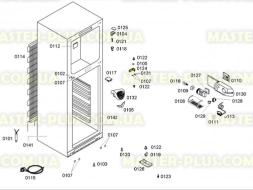 

Завес (петля) средняя Bosch 612260