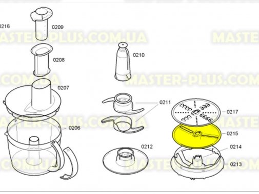 

Диск ножа кухонного комбайна Bosch 642221