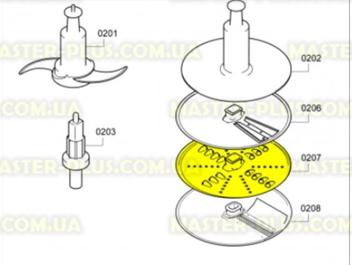 

Диск (терка) Bosch 650963 для кухонного комбайна