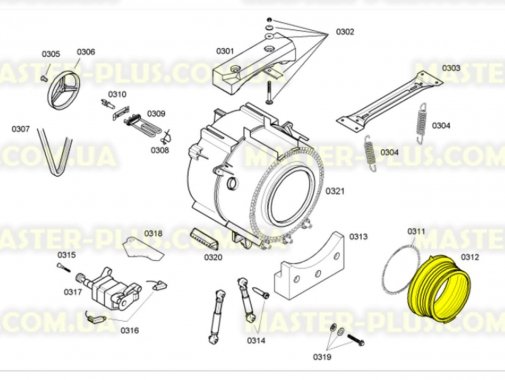 Резина (манжет) люка Bosch Siemens 660837  для стиральной машины