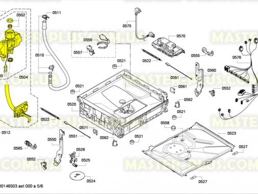 Заливний шланг з клапаном системи AquaStop Bosch Siemens 668113 для посудомийної машини