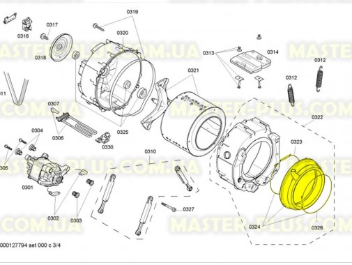 Резина (манжет) люка Bosch 680768 Original для стиральной машины