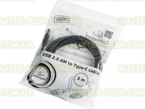 

Кабель для передачи данных Cablexpert USB 2.0 AM/CM 3.0m (CCP-USB2-AMCM)