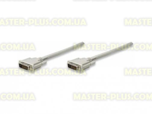 

Кабель мультимедийный DVI to DVI 24+1pin, 3.0m Manhattan (371803)