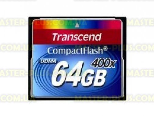 

Карта памяти Transcend 64Gb Compact Flash 400x (TS64GCF400)