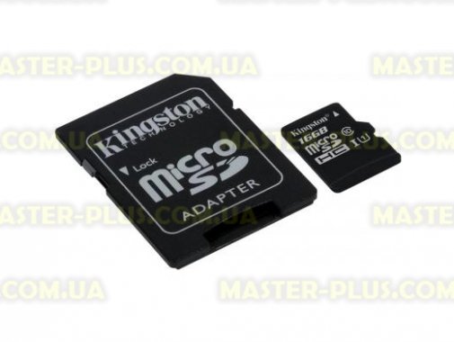 

Карта памяти Kingston 16GB microSDHC Class 10 UHS-I (SDC10G2/16GB)