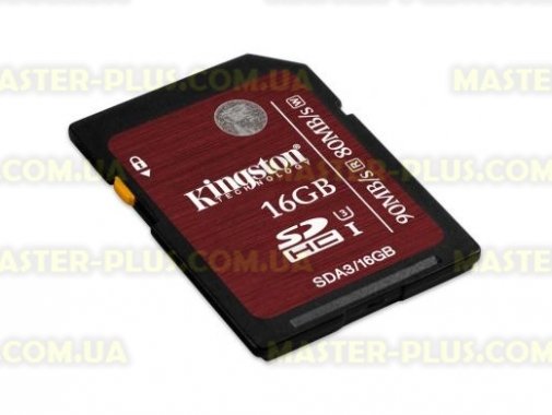 

Карта памяти Kingston 16GB UHS-I Class10 (SDA3/16GB)