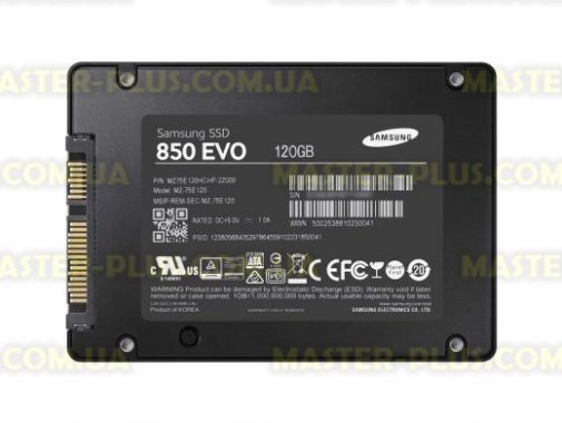 

Накопитель SSD 2.5" 120GB Samsung (MZ-75E120_OEM)