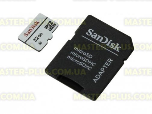 

Карта памяти SANDISK 32GB microSDHC class 10 High Endurance Video Monitoring (SDSDQQ-032G-G46A)