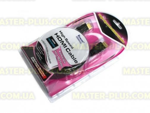 

Кабель мультимедийный HDMI to HDMI 2.0m Viewcon (VD 160-1m.)